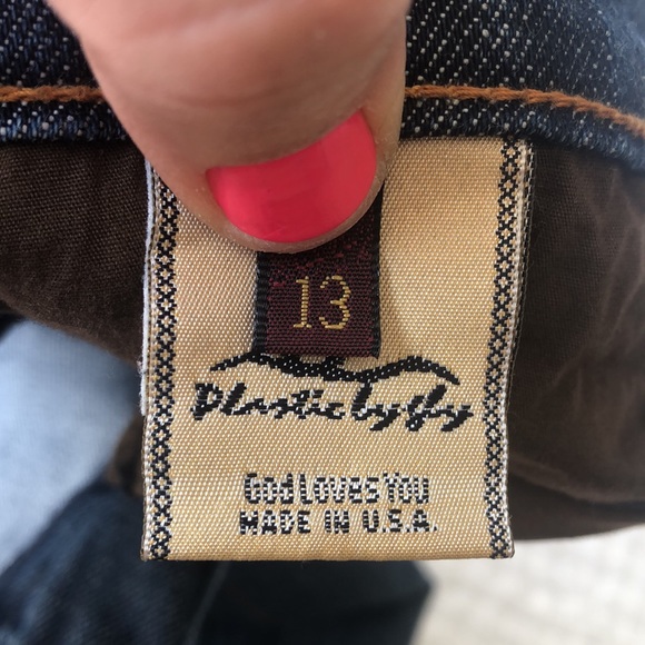 Plastic Brand ~ Flare Leg Jeans - Picture 11 of 14